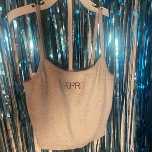 Esprit grey crop top